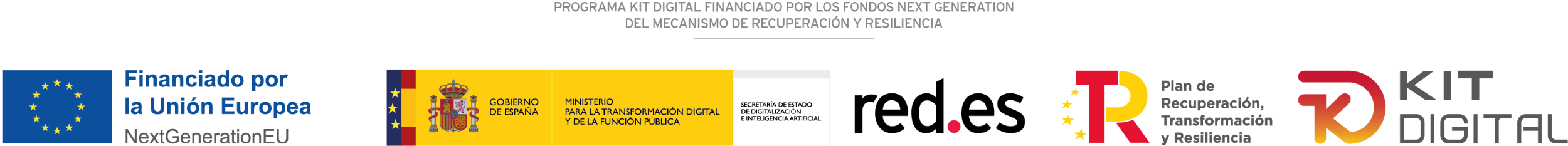 Banner Programa Kit Digital financiado por los fondos Next Generation del Mecanismo de Recuperación y Resiliencia